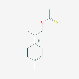 molecular formula C12H20OS B12681660 S-(2-(4-Methyl-3-cyclohexen-1-yl)propyl) ethanethioate CAS No. 84473-68-7