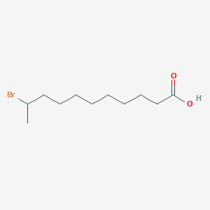 molecular formula C11H21BrO2 B1268167 10-溴十一酸 CAS No. 18294-93-4