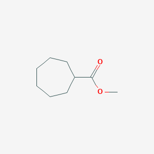 molecular formula C9H16O2 B1268168 Methyl cycloheptanecarboxylate CAS No. 60433-00-3