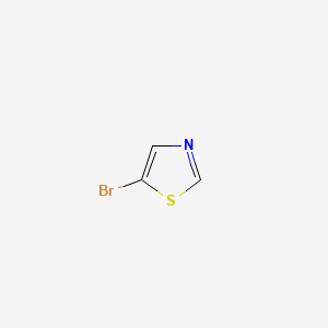 molecular formula C3H2BrNS B1268178 5-Bromothiazole CAS No. 3034-55-7