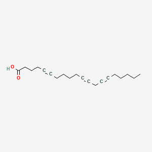 molecular formula C20H28O2 B12681812 5,11,14-Eicosatriynoic acid CAS No. 35087-19-5