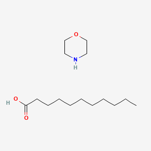 molecular formula C15H31NO3 B12681865 Cbf4R5K47X CAS No. 93966-47-3