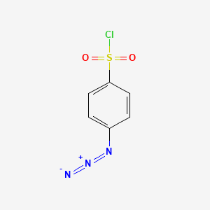 molecular formula C6H4ClN3O2S B1268188 4-Azidobenzenesulfonyl chloride CAS No. 15001-44-2