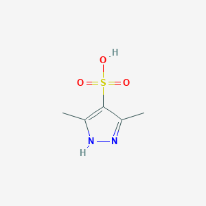 molecular formula C5H8N2O3S B1268190 3,5-Dimethyl-1H-pyrazole-4-sulfonic acid CAS No. 89280-34-2