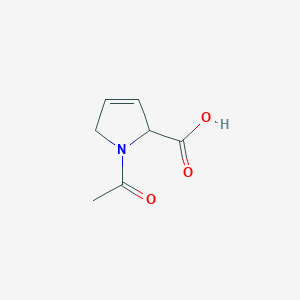 1-Acetyl-2,5-dihydro-1H-pyrrole-2-carboxylic acid