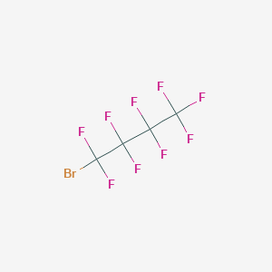 molecular formula C4BrF9 B1268199 1-Bromononafluorobutane CAS No. 375-48-4