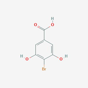 molecular formula C7H5BrO4 B126820 4-溴-3,5-二羟基苯甲酸 CAS No. 16534-12-6