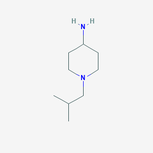 molecular formula C9H20N2 B1268201 1-Isobutylpiperidin-4-amine CAS No. 42450-36-2