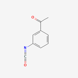 molecular formula C9H7NO2 B1268203 3-Acetylphenyl isocyanate CAS No. 23138-64-9