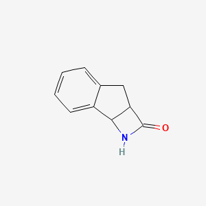 molecular formula C10H9NO B1268204 1,2a,3,7b-Tetrahydroindeno[1,2-b]azet-2-one CAS No. 40073-45-8