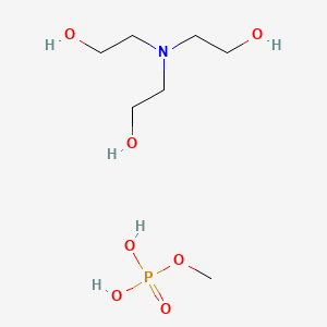 molecular formula C7H20NO7P B12682083 Einecs 300-046-4 CAS No. 93919-62-1