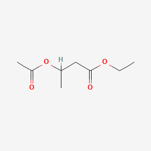 molecular formula C8H14O4 B1268210 Ethyl 3-acetoxybutanoate CAS No. 27846-49-7