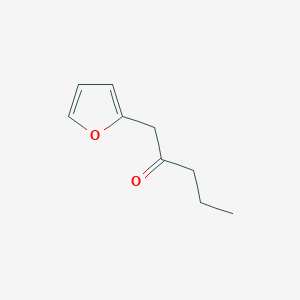 molecular formula C9H12O2 B1268211 2-Pentanone, 1-(2-furyl)- CAS No. 20907-03-3