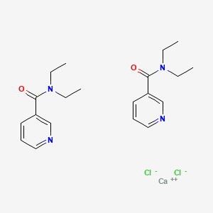 molecular formula C20H28CaCl2N4O2 B12682134 Einecs 279-946-3 CAS No. 82432-26-6