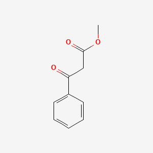 molecular formula C10H10O3 B1268224 Methyl 3-oxo-3-phenylpropanoate CAS No. 614-27-7