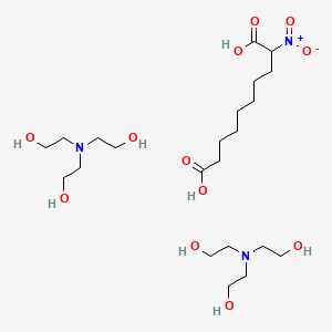 molecular formula C22H47N3O12 B12682267 Einecs 304-124-9 CAS No. 94237-27-1