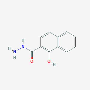 molecular formula C11H10N2O2 B1268227 1-Hydroxy-2-naphthohydrazide CAS No. 7732-44-7