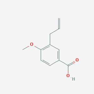 molecular formula C11H12O3 B1268228 3-Allyl-4-methoxybenzoic acid CAS No. 7501-09-9