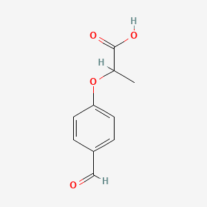 2-(4-Formylphenoxy)propanoic acid