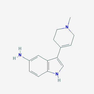 molecular formula C14H17N3 B126823 3-(1-Methyl-1,2,3,6-tetrahydropyridin-4-yl)-1h-indol-5-amine CAS No. 116480-62-7