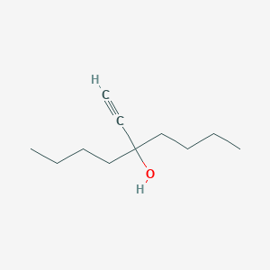 molecular formula C11H20O B12682307 5-Ethynylnonan-5-ol CAS No. 7737-41-9