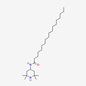 molecular formula C27H54N2O B12682345 N-(2,2,6,6-Tetramethyl-4-piperidyl)stearamide CAS No. 37819-84-4