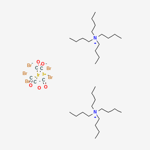 molecular formula C37H72Br5IrN2O5 B12682353 Bis(tetrabutylammonium) pentabromocarbonyliridate CAS No. 94022-52-3