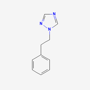 molecular formula C10H11N3 B1268236 1-(2-phenylethyl)-1H-1,2,4-triazole CAS No. 74094-28-3