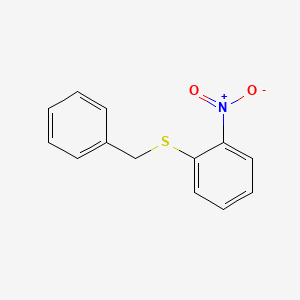 molecular formula C13H11NO2S B1268237 1-(Benzylsulfanyl)-2-nitrobenzene CAS No. 22057-44-9