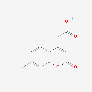 2-(7-methyl-2-oxo-2H-chromen-4-yl)acetic acid