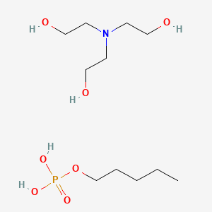 molecular formula C11H28NO7P B12682425 Einecs 276-231-8 CAS No. 71965-11-2