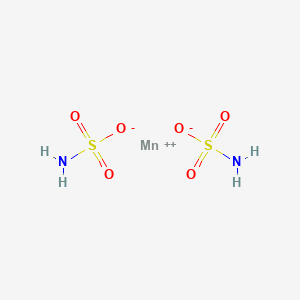 molecular formula H4MnN2O6S2 B12682429 Manganese(2+) disulphamate CAS No. 83929-95-7