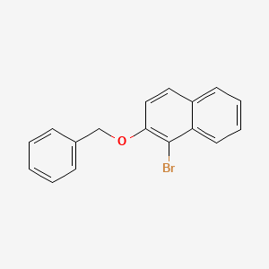 molecular formula C17H13BrO B1268244 2-Benzyloxy-1-bromonaphthalene CAS No. 41908-23-0