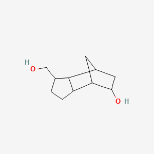 molecular formula C11H18O2 B12682443 Octahydro-5-hydroxy-4,7-methano-1H-indenemethanol CAS No. 93963-82-7