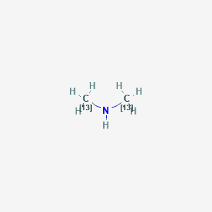 molecular formula C2H7N B12682539 Dimethylamine-13C2 CAS No. 765259-01-6