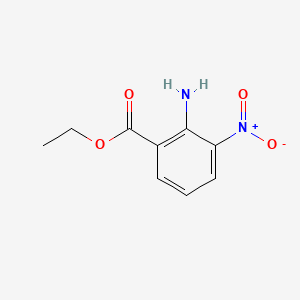molecular formula C9H10N2O4 B1268256 Ethyl 2-amino-3-nitrobenzoate CAS No. 61063-11-4