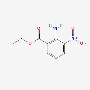 molecular formula C9H10N2O4 B1268256 2-Amino-3-nitrobenzoic acid ethyl ester CAS No. 61063-11-4