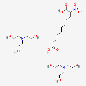 molecular formula C23H49N3O12 B12682600 Einecs 304-125-4 CAS No. 94237-29-3