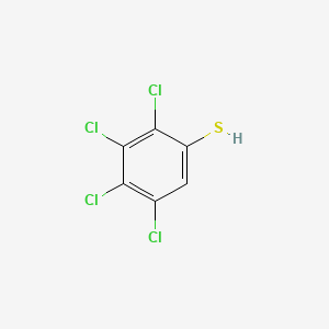 molecular formula C6H2Cl4S B12682655 2,3,4,5-Tetrachlorothiophenol CAS No. 4706-91-6