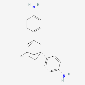 molecular formula C22H26N2 B1268266 1,3-Bis(4-aminophenyl)adamantane CAS No. 58788-79-7