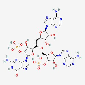 molecular formula C30H37N15O17P2 B12682689 ApApG CAS No. 2099-88-9