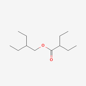 molecular formula C12H24O2 B12682700 2-Ethylbutyl 2-ethylbutyrate CAS No. 55145-34-1