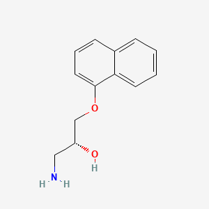 molecular formula C13H15NO2 B12682740 Norpropranolol, (+)- CAS No. 88547-39-1
