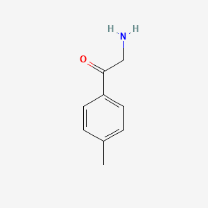 molecular formula C9H11NO B1268277 2-Amino-1-(p-tolyl)ethanone CAS No. 69872-37-3