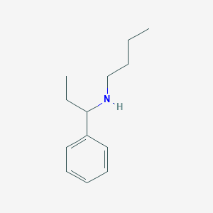 molecular formula C13H21N B1268278 丁基(1-苯基丙基)胺 CAS No. 92111-07-4