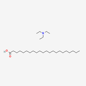 molecular formula C28H59NO2 B12682784 Docosanoic acid, triethylamine salt CAS No. 68833-94-3