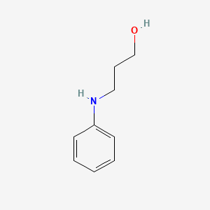 molecular formula C9H13NO B1268279 3-Anilino-1-propanol CAS No. 31121-11-6