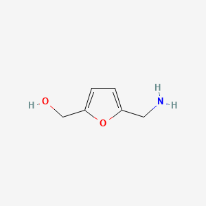 molecular formula C6H9NO2 B1268282 2-Furanmethanol, 5-(aminomethyl)- CAS No. 88910-22-9
