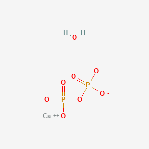 molecular formula CaH2O8P2-2 B12682840 Calcium diphosphate dihydrate CAS No. 17031-92-4
