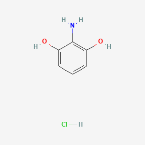 molecular formula C6H8ClNO2 B1268285 2-Aminoresorcinol hydrochloride CAS No. 634-60-6